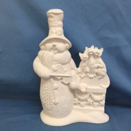 Snowman with Fiddle Snowman with Fiddle